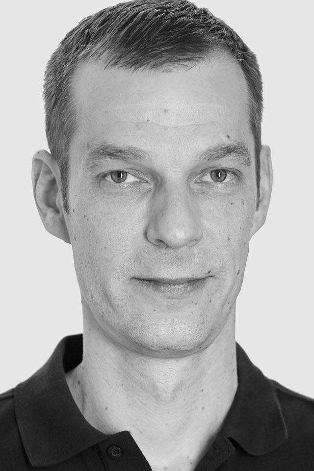 Schwarz-Weiß Portrait von Lars Ahlskog